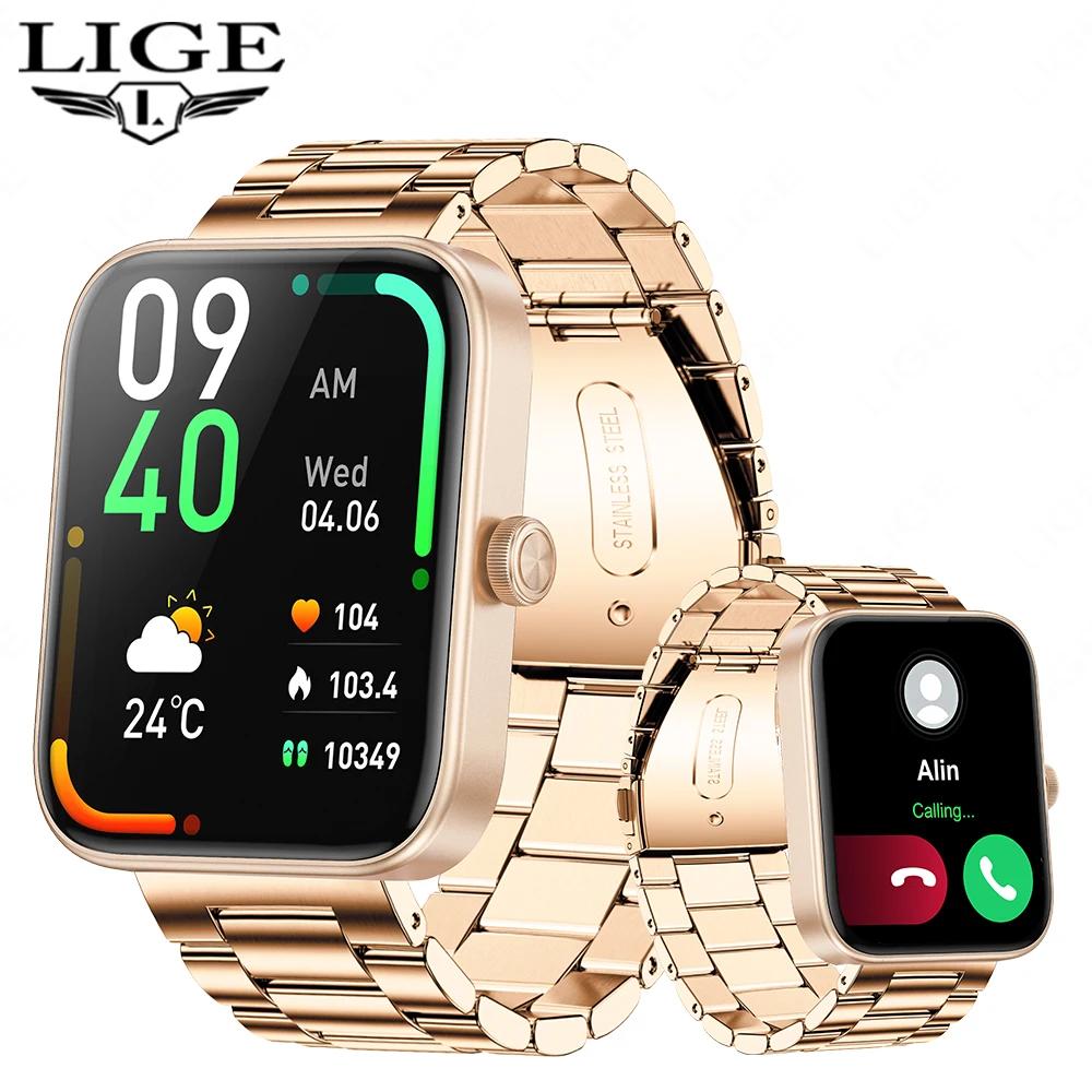 LIGE ο 1.81 ġ HD ũ Ʈ ð  ȭ IP68   ƮϽ   ȵ̵ ios  Smartwatch